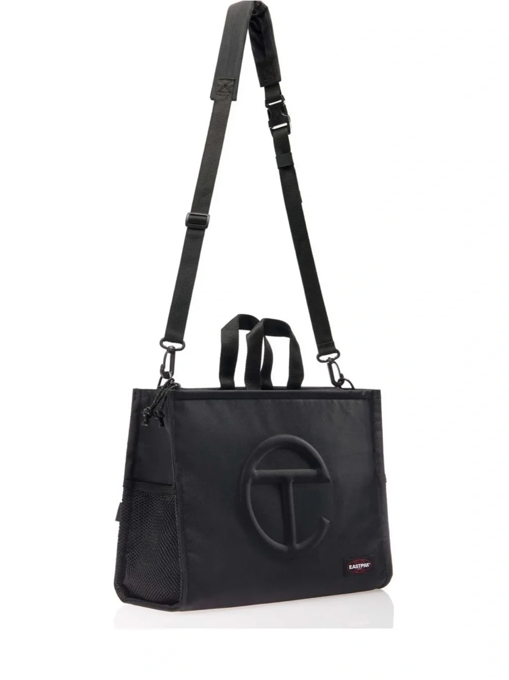 Telfar Eastpak Black Padded Laptop Sleeve with Detachable Strap